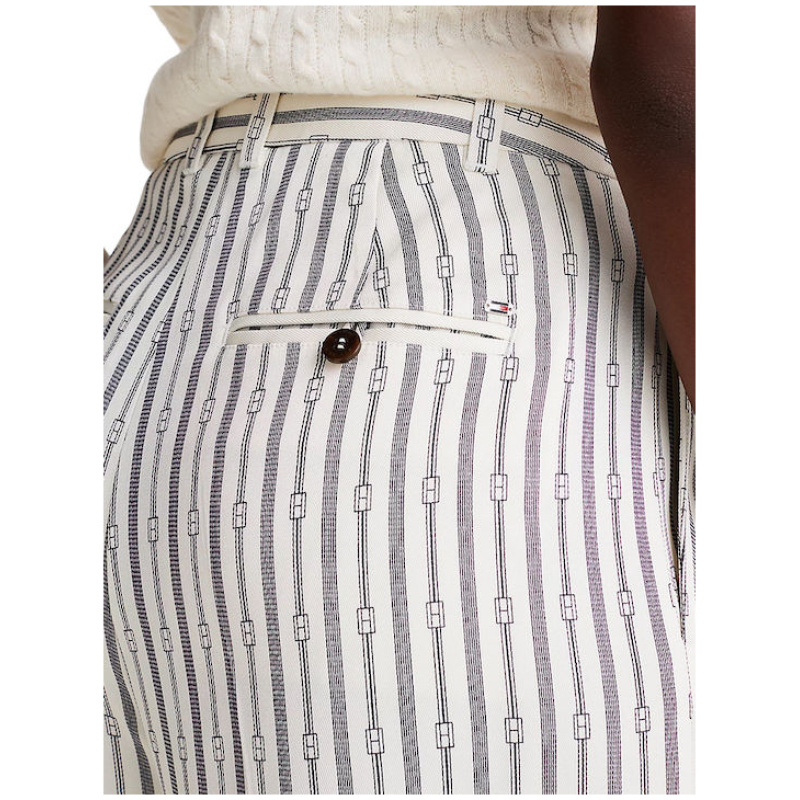 TOMMY HILFIGER Fluid vis stp rlxd straight pant